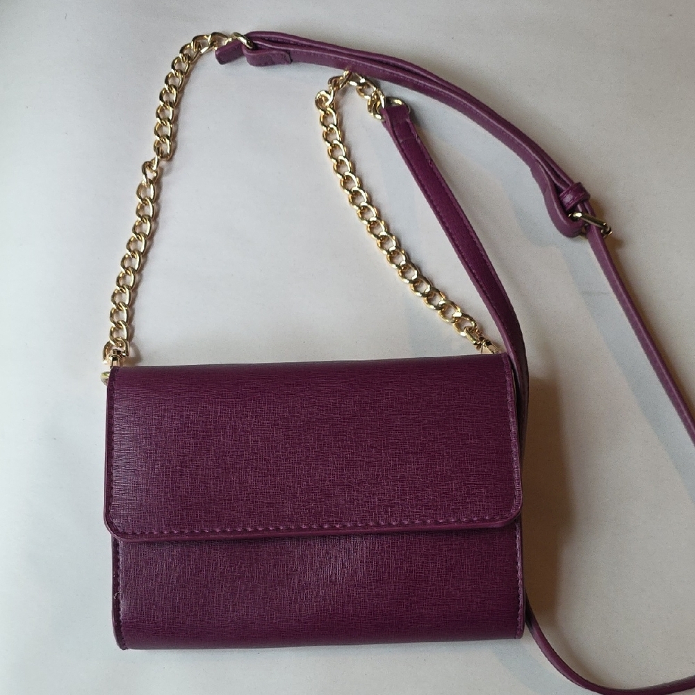 Cato Plum Women's Crossbody Bag With Adjustable & Removable Strap